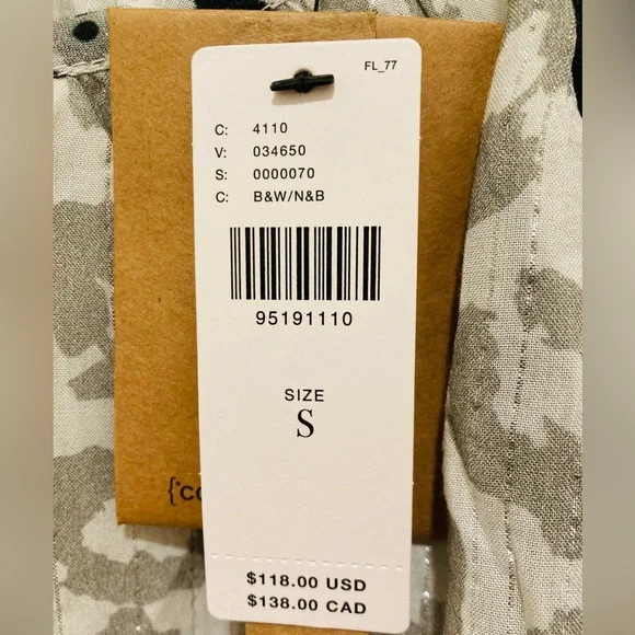 NWT Conditions Apply by Anthropologie size Small Chic Women's Blouse - Picture 5 of 5